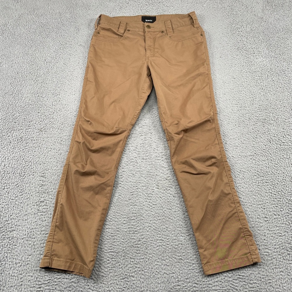 Vertx Pants Mens 34x32 Brown VTX1237 Tactical Ripstop Straight Leg Outdoor